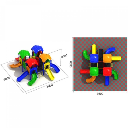 Детская игровая площадка Каравай 2.2, фото 3