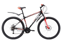 Велосипед Black One Onix Trail 29 D Alloy черно-красный 18&quot;