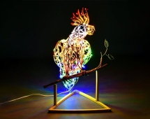 Световая фигура Попугай 007 Световая фигура Попугай 007