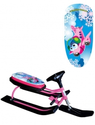 Снегокат детский 120 Sky Pink