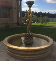 Фонтан Королевский и русалки в золоте, фото 3