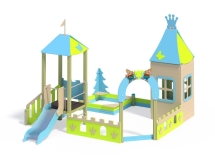 МФ 3.26 Песочный дворик с горкой Н=700 мм МФ 3.26 Песочный дворик с горкой Н=700 мм