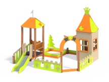 МФ 3.26 Песочный дворик с горкой Н=700 мм МФ 3.26 Песочный дворик с горкой Н=700 мм