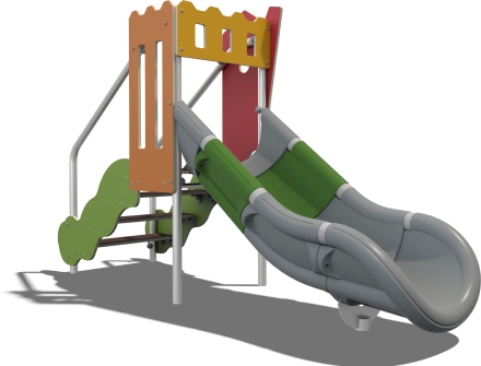 Горка ДС005 для детской игровой площадки, фото 1