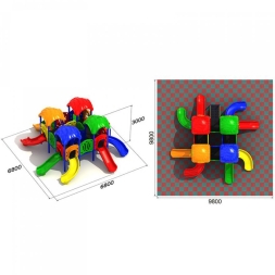 Детская игровая площадка Каравай 1.2, фото 3 Детская игровая площадка Каравай 1.2, фото 3