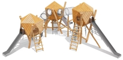 Игровой комплекс Эко VST 0024 для детской площадки, фото 1