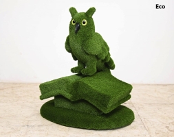 Топиари композиция сова на книге - газон Deluxe/Deluxe Green, фото 5