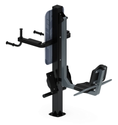 Жим ногами+Брусья (серый) - Уличный тренажер - СТ 023-13, фото 2 Жим ногами+Брусья (серый) - Уличный тренажер - СТ 023-13, фото 2