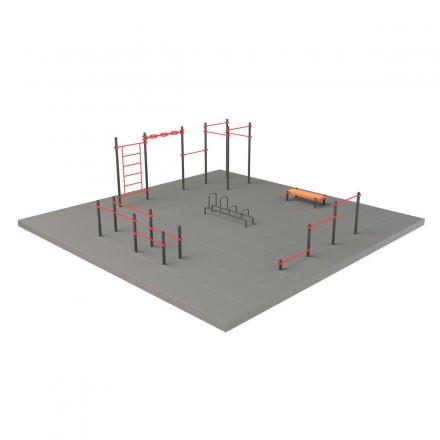 S-1001 Спортивная площадка 100 кв.м Zavodsporta, фото 1