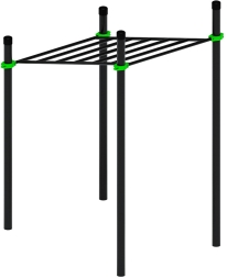 Воркаут ЛОВ 108 зеленый ВТ 102.07-02, фото 3