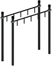 Воркаут ЛОВ 108 серый ВТ 102.10-03