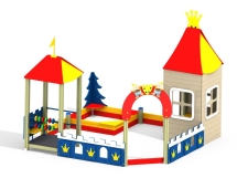 МФ 3.261 Песочный дворик Белоснежка без горки МФ 3.261 Песочный дворик Белоснежка без горки