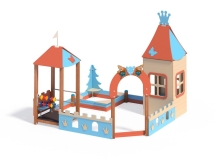 МФ 3.261 Песочный дворик Белоснежка без горки МФ 3.261 Песочный дворик Белоснежка без горки