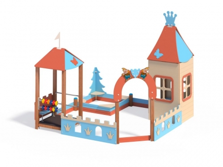 МФ 3.261 Песочный дворик Белоснежка без горки, фото 5