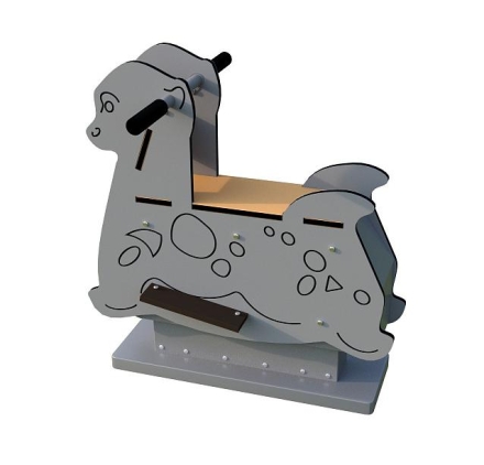 Качалка Romana 108.73.05 одноместная для детской площадки, фото 1