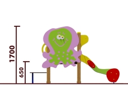 Горка Медуза 08021 H=650 для детской площадки, фото 3