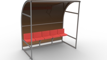 Навес для запасных игроков на 5 мест, фото 1