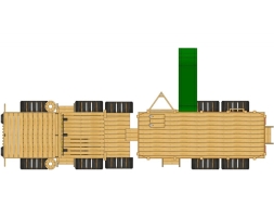Игровой комплекс TORUDA WOOD Большой грузовик, фото 3 Игровой комплекс TORUDA WOOD Большой грузовик, фото 3