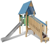 Игровой комплекс Эко 071005 для детской площадки Игровой комплекс Эко 071005 для детской площадки