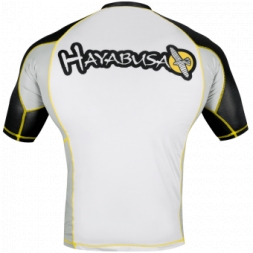 Рашгард Hayabusa Ninja Falcon Rashguard Short Sleeve - Black / Yellow, фото 2