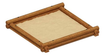 Песочница (Лиственница темный) ИО 5.24.02-Л.И1.01, фото 1