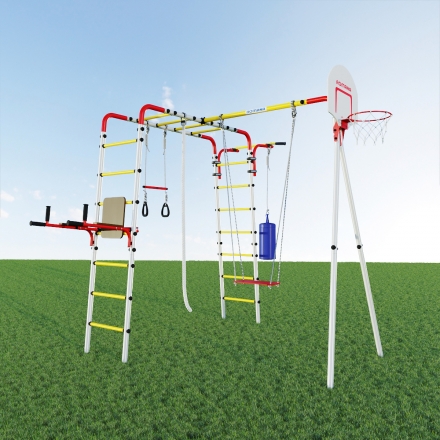 Дачный комплекс "Fitness" + ФАНЕРНЫЕ качели Romana R 103.20.04 NEW, фото 2