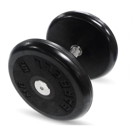Гантель Barbell 16 кг классик с вращающейся ручкой хром, фото 1