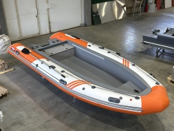 Моторная лодка ROGER РИБ Gelium 4800 (пластиковый конус), фото 4