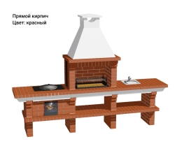 Печь Аристократ 7142 Прямоугольный кирпич красный, фото 12