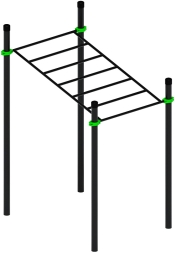 Воркаут ЛОВ 89 зеленый ВТ 101.07-02, фото 2
