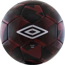 Мяч футзальный любительский "UMBRO Futsal Copa",р.4, бордово-черно-белый Мяч футзальный любительский "UMBRO Futsal Copa",р.4, бордово-черно-белый