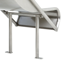 Скат KBT Steg-on L2,8 H1,3-1,5 из нержавеющей стали для игровых площадок Скат KBT Steg-on L2,8 H1,3-1,5 из нержавеющей стали для игровых площадок