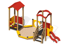 Песочный дворик ПС-55.2 для детской площадки Песочный дворик ПС-55.2 для детской площадки