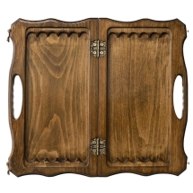 Шахматы + нарды резные c Араратом 40 с ручкой, Haleyan Шахматы + нарды резные c Араратом 40 с ручкой, Haleyan