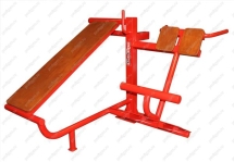 Уличный тренажер скамья для пресса и гиперэкстензия ТУ-26