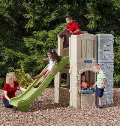 Игровой детский домик для дачи Step 2 &quot;Домик с горкой&quot; 8529KR, фото 2