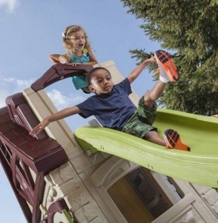 Игровой детский домик для дачи Step 2 &quot;Домик с горкой&quot; 8529KR, фото 3