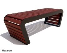 Скамейка уличная Времена года, Лиственница 2,5 м