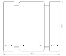 Стол детский Конструктивизм ЛГСД-30.3 для игровой площадки Стол детский Конструктивизм ЛГСД-30.3 для игровой площадки