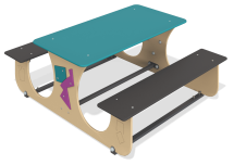 Стол детский Конструктивизм ЛГСД-30.3 для игровой площадки Стол детский Конструктивизм ЛГСД-30.3 для игровой площадки