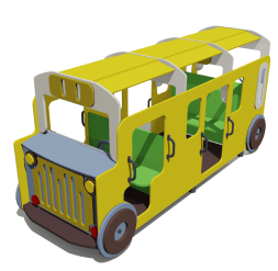 Игровой комплекс Автобус ВСТ 1120 для детской площадки, фото 1 Игровой комплекс Автобус ВСТ 1120 для детской площадки, фото 1