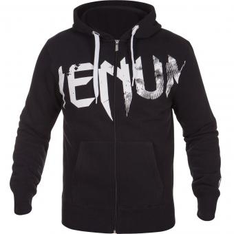 Толстовка Venum "Undisputed" Hoody Black - White Logo, фото 1
