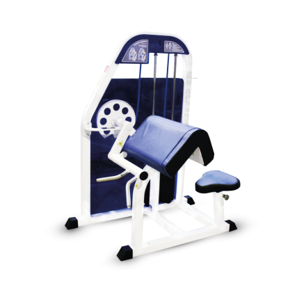 Тренажер Barbell МВ 3.11 Бицепс-машина (грузоблок) белый, фото 1