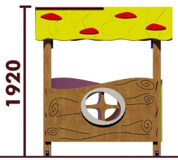 Домик 0106001 для детей с ограниченными возможностями для уличной площадки, фото 2