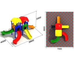 Детская площадка Незабудка 2.2, фото 2 Детская площадка Незабудка 2.2, фото 2
