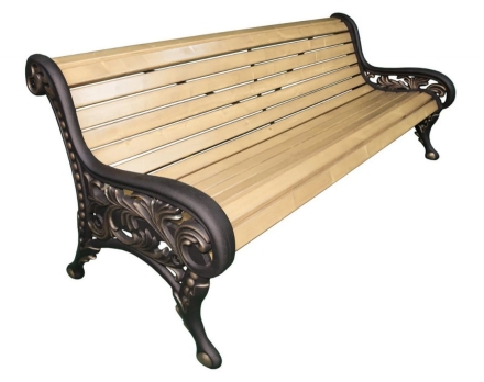 Скамейка парковая Новая Москва, Сосна 1,8 м, фото 1