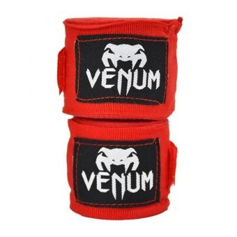 Бинты боксерские Venum &quot;Kontact&quot; Boxing Handwraps 4m - Red, фото 1