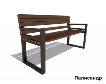 Скамейка садовая Модерн, Лиственница 2 м