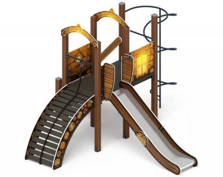 Детская игровая площадка Играйте с нами Эко ДИК 2.01.1.02-02 H=1200, фото 1