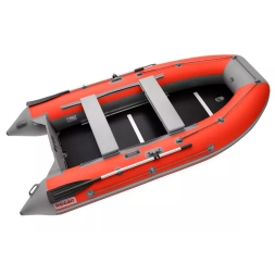Моторная лодка Roger Hunter Keel 3200 красный-серый